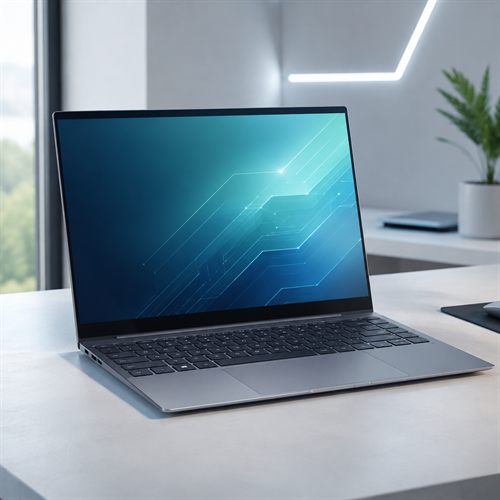 Representative image of a modern AI laptop